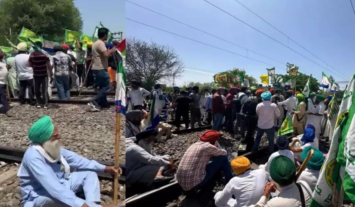 Read more about the article Farmers Protest: किसानों ने फिर से रेलवे ट्रैक बंद किए, कई ट्रेनें रद्द, कई के मार्ग बदले