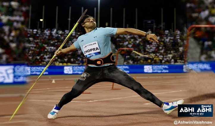 You are currently viewing भारत का स्वर्ण योद्धा फिर चमका: नीरज ने पार किया 90 मीटर का आंकड़ा, एशिया के टॉप 3 में नाम दर्ज; प्रधानमंत्री नरेंद्र मोदी ने दी बधाई!