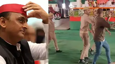 Read more about the article अखिलेश यादव के गृह प्रवेश में सुरक्षा में सेंध: युवक बैरिकेड फांदकर मंच तक पहुंचा, पुलिस पूछताछ में जुटी!