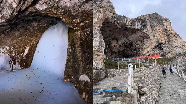 Read more about the article 38 दिनों की अमरनाथ यात्रा प्रारंभ: पहले दिन 12,348 श्रद्धालुओं ने किए दर्शन, बालटाल और पहलगाम दोनों रूटों पर उमड़ा भक्तों का सैलाब; रक्षाबंधन पर होगा अमरनाथ यात्रा का समापन!