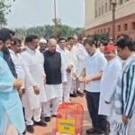 सिर्फ 20 मिनट चली लोकसभा की कार्यवाही, अब 28 जुलाई तक स्थगन: गांधी प्रतिमा से मकर द्वार तक राहुल-खड़गे ने SIR को लेकर पैदल मार्च निकाला, सभी नेताओं ने “SIR” लिखे हुए पोस्टर फाड़े!