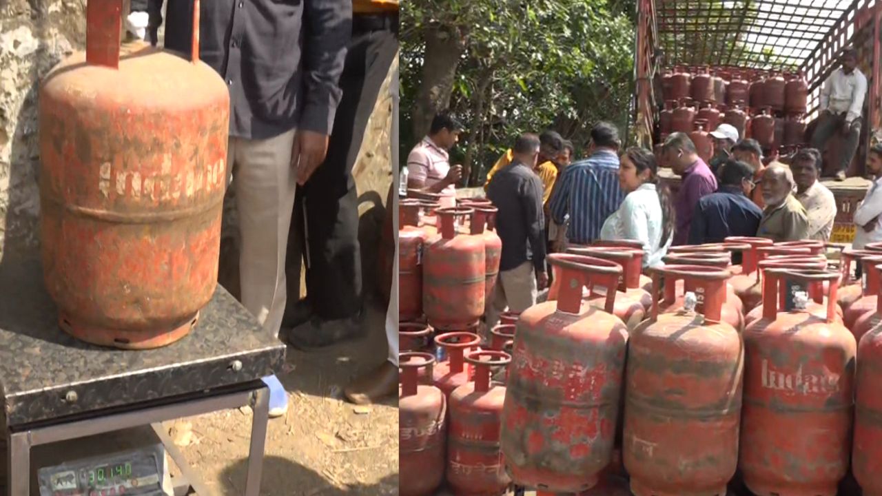 Bhopal में गैस की कालाबाजारी, छापेमारी में 40 से ज्यादा सिलेंडरों में वजन कम निकला, कई के टूटे थे सील