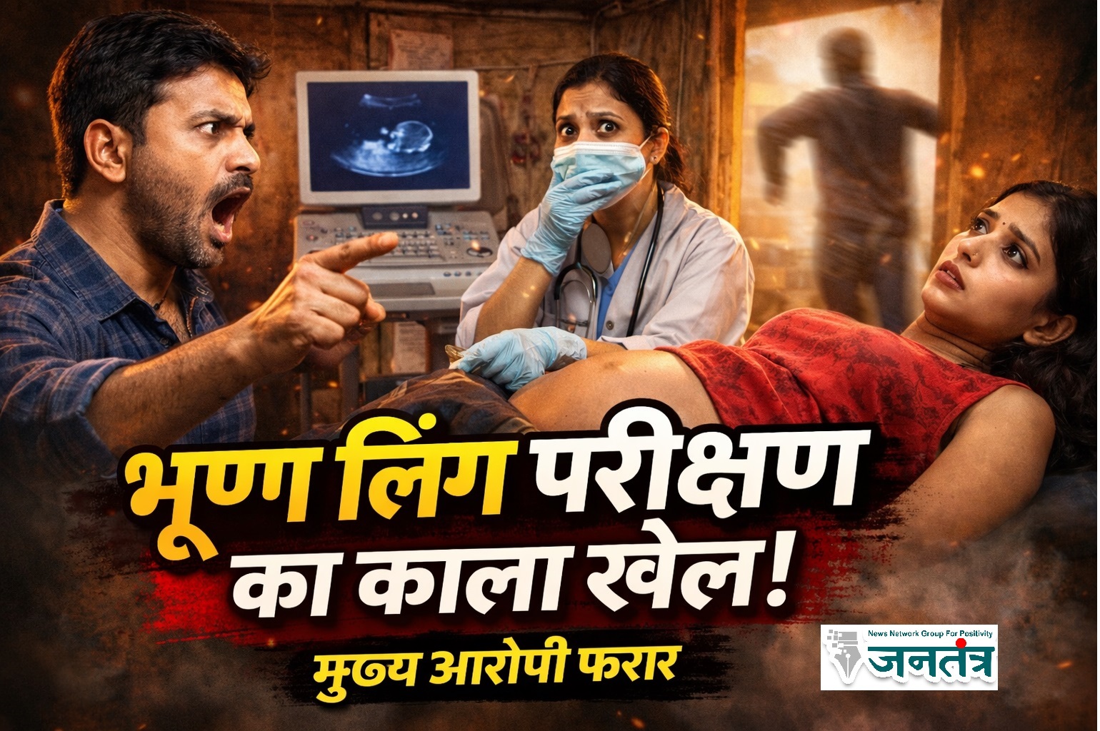 झोपड़ी में चल रहा था भ्रूण लिंग परीक्षण का काला खेल, राहगीर युवक ने किया भंडाफोड़, मुख्य आरोपी फरार