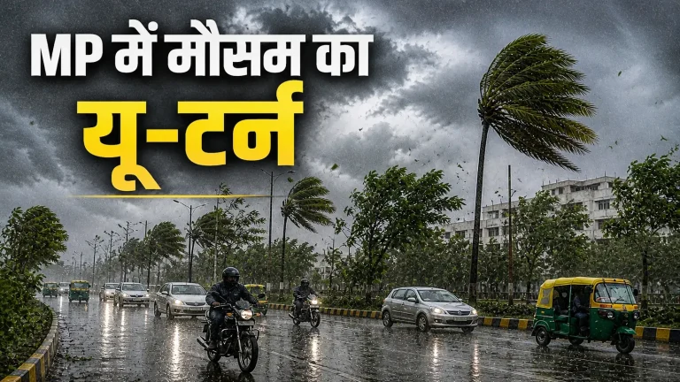 मध्य प्रदेश में मौसम का डबल अटैक: 28 जिलों में आंधी-बारिश का अलर्ट, कई जगह गर्मी बरकरार