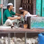उज्जैन में मटन दुकानों को लेकर फिर गरमाई सियासत:हिंदू जागरण मंच ने कहा-दुकानें बाहर हुईं तो महापौर का दूध से स्नान कराएंगे,पहले भी किए थे दावे